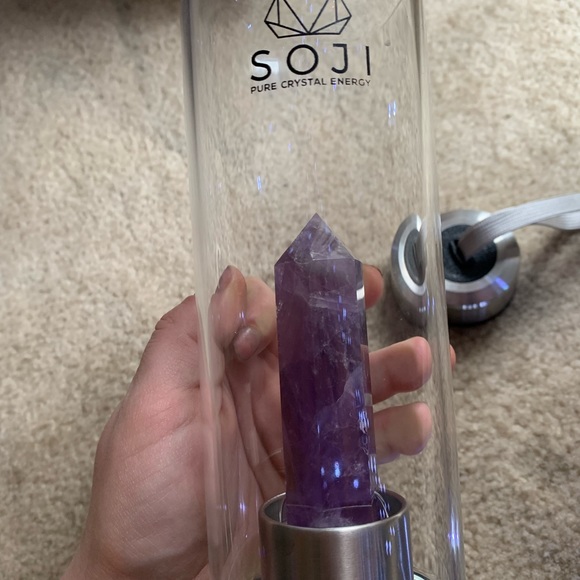 SMOKY QUARTZ CRYSTAL ELIXIR WATER BOTTLE - Picture 7 of 8